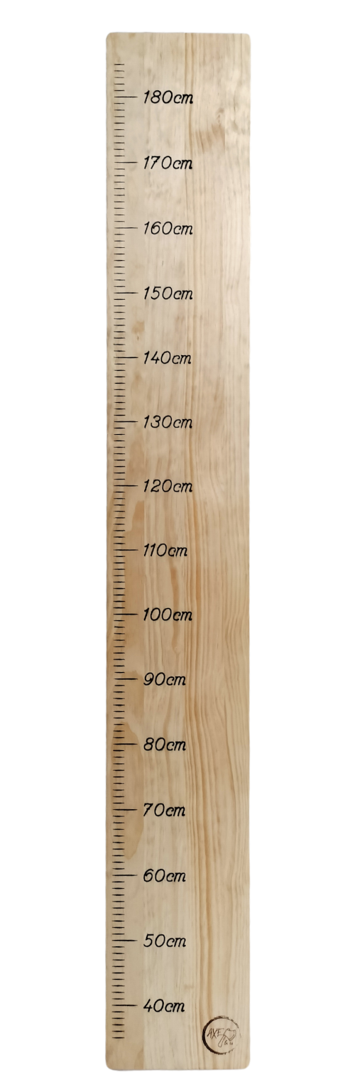 Axe & Co Height Chart Black Text