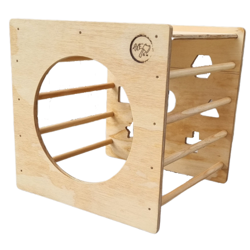 Pikler Cube + Cube Shapes Puzzle