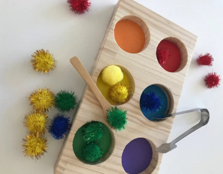 Axe & Co - Toddler Colour Match Board with Props