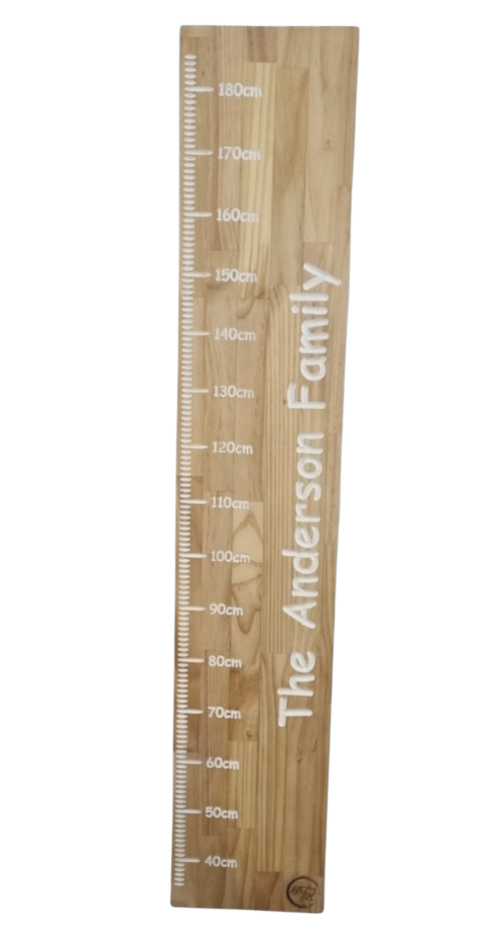 Axe & Co Height Chart White Text