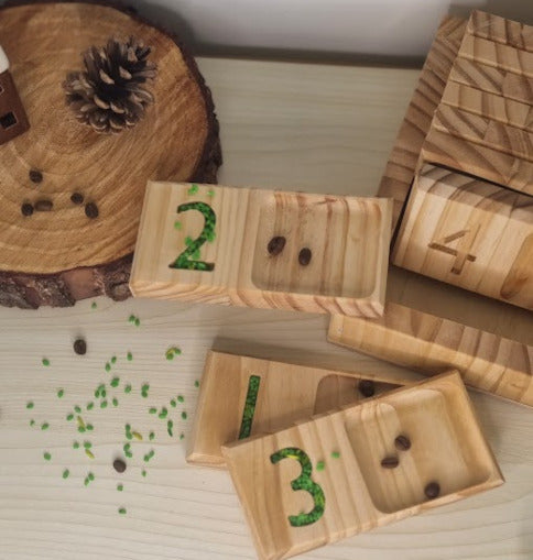 Number Collection Trays