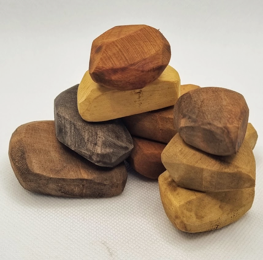 Wooden Stacking Stones