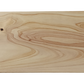 Wooden board with natural grain and texture on a white background